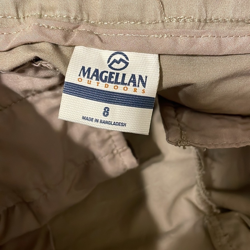 Magellan Shorts Tan Cotton and Spandex - Picture 3 of 5